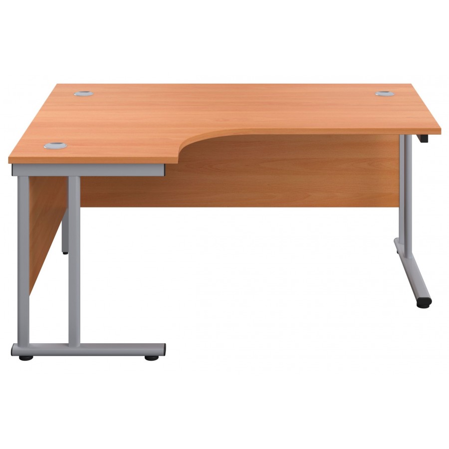 Olton Twin Cantilever Corner Office Desk